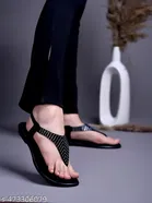 Comfort Solid Flat Sandals for Women 