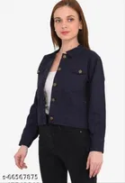 Full Sleeves Solid Jacket for Women & Girls 