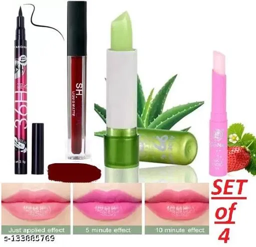 Best lipcare combo of different lipsticks set 1
