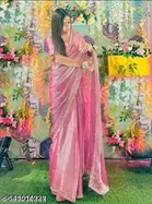 JImmy Choo Saree for Women, Pink 