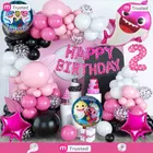 Baby Shark Theme 2nd Happy Birthday Decoration,Multicolour,Set Of 1