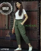 Half Sleeves Top & Bottom Set for Women 