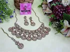 Mehandi Finish Neckalce Set for Women 
