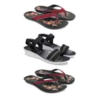 Sandals with 2 Pairs Flats for Women 