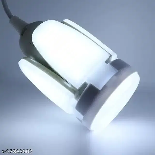 Foldable Fan Shape LED Bulb (White, 25 W)