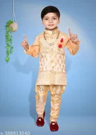 Cotton Blend Sherwani for Boys 