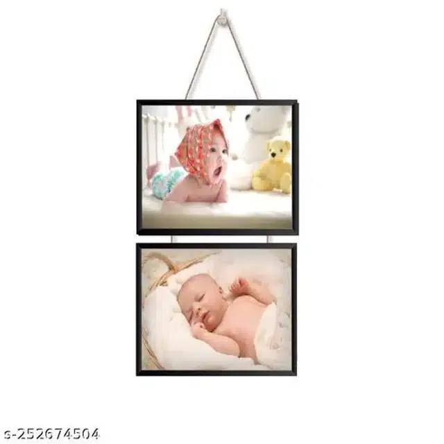 Wooden 3 Layer Photo Frame (Multicolor)