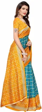 Mysore Silk Printed Saree for Women 