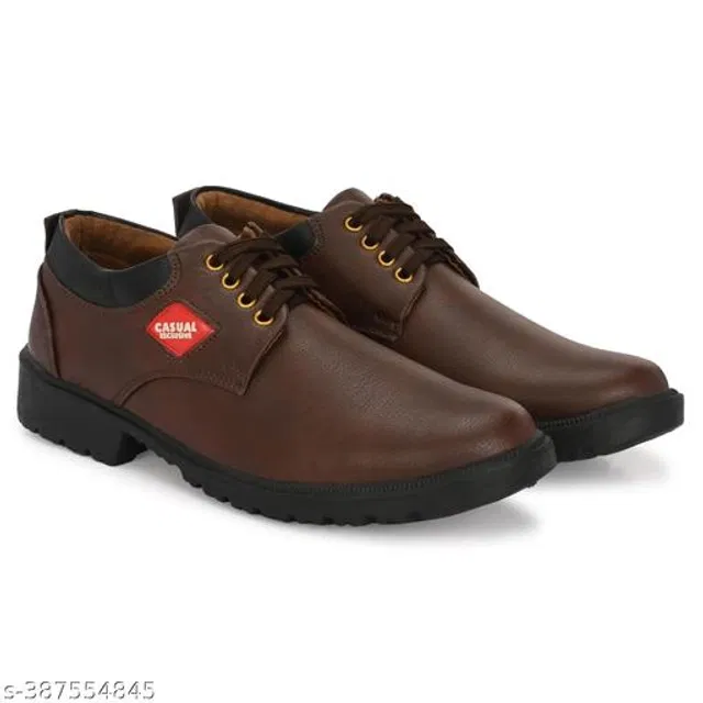 Formal Shoes for Men (Brown, 8)