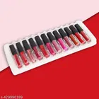 Liquid Lipstick for Women, Multicolor, Pack of 12