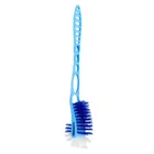 Klen Shine Toilet brush Double Hockey (18 Inch, Sky Blue, Pack of 1)