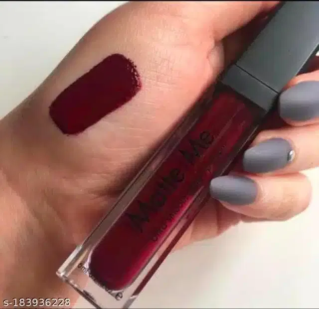 Matte Me Liquid Lipstick (Maroon)