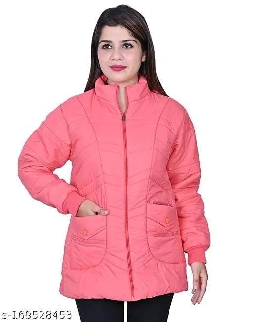 Jacket for Women (Pink, L)