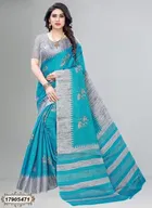 Art Silk Printed Saree for Women 