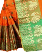 Trendy Banarasi Saree with Blouse Piece For Women 