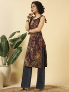 Tie Up Georgette Kurti for Women 