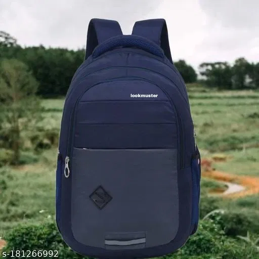 Polyester Backpack for Men & Women, Blue