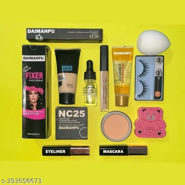 Face Makeup Combo (Multicolor, Set of 13)