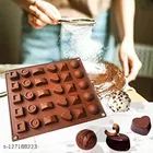 6 Designs Chocolate and Ice Moulds Tray 