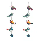 KC Arts Colorful Birds Wall Hanging 12x18inch