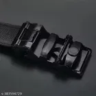 PU Solid Belt for Men, Black