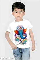 Round Neck Printed T-Shirt for Boys 