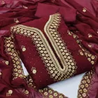 Unstitched  Embroidered Dress Material for Women & Girls 