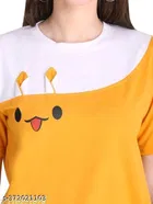 Nylon T-shirt for Women, Multicolour 