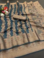 Organza Zari Woven Saree for Women 