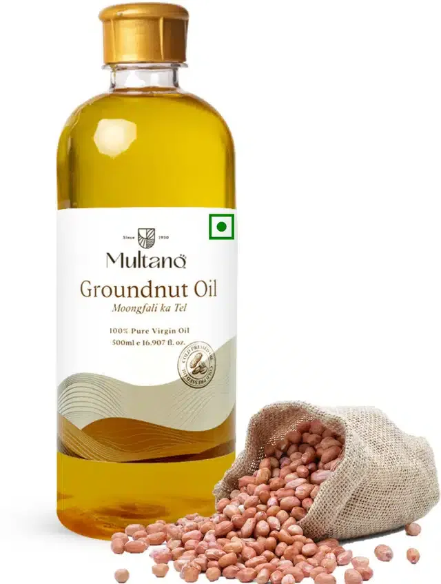 Cold Pressed Groundnut Oil for Hair (500 ml)