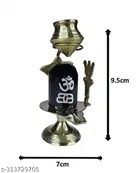 Brass Shivling with Sheshnag Idol 