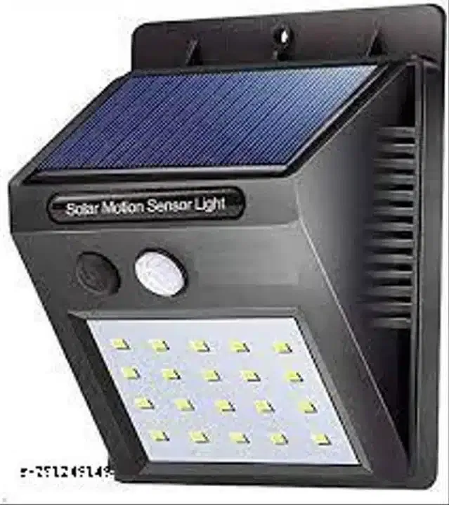 Solar Rechargeable Motion Sensor LED Sportlight (White)