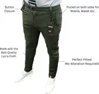 Lycra Solid Trackpant for Men 