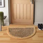 Microfiber Doormat, Pack of 2, Beige 