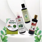 Khadi Kamal Herbal Bhringraj Powder, Hair Cleanser, Amla Bhringraj Shampoo & Onion Bhringraj Shampoo (Pack of 4)