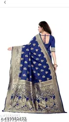 Art Silk Zari Woven Saree for Women 