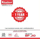 Khaitan 1 Burner BP-JIO Black Glass Manual Gas Stove  