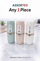 Capsule Shape Potable Travel Toothbrush Toothpaste Holder Assorted Any 1.