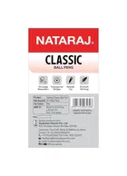 Nataraj Classic Fine Tipped Blue Ball Pen 20 Pieces 