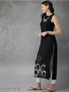 Embroidered A-line Kurti for Women 