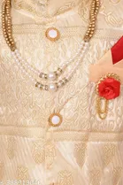 Cotton Blend Sherwani for Boys 