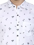 Cotton Blend Printed Shirt for Men 