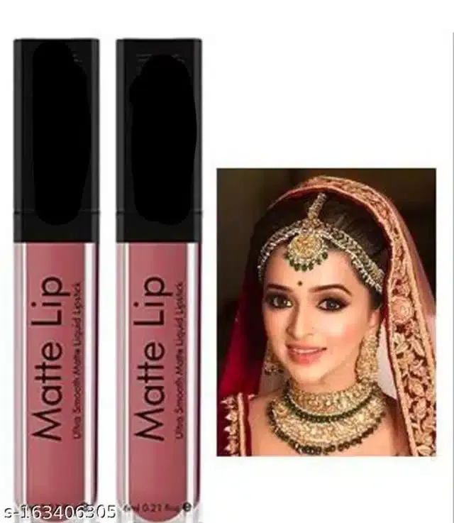 Matte Me Liquid Lipsticks (Nude, Pack of 2)