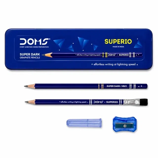 Doms Superio Graphite Pencil with Tin Box