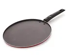 NIRLON Aluminium Dosa Tawa (Red & Black, 29 cm)