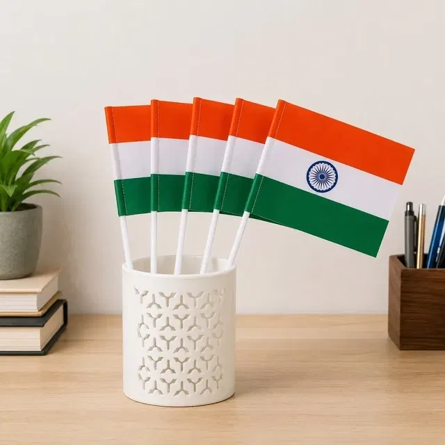 पिकफेस्ट भारतीय पेपर फ्लैग 5 का पैक