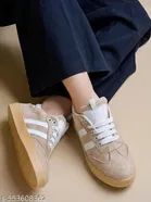 Shoetopia Girls Sneakers - Cream 
