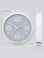 Classy Analog Wall Clock, Medium [11" × 11"], Plastic 