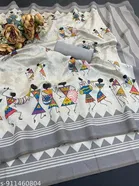 Cotton Blend Saree for Women 