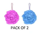 Bathing Loofah for Men & Women (Multicolor, Pack of 2)